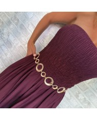 MONO GLOBO BURDEOS