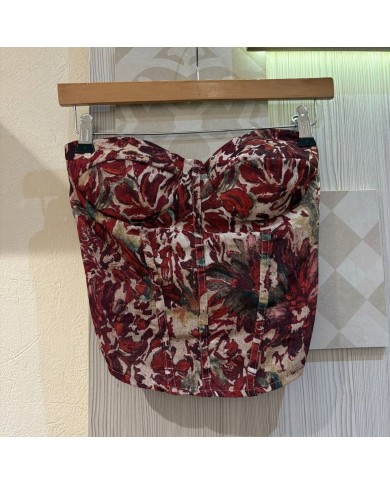 TOP ESTAMPADO BURDEOS