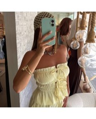 CONJUNTO VICHY AMARILLO