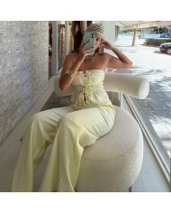 CONJUNTO VICHY AMARILLO