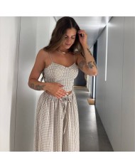 CONJUNTO VICHY TAUPÉ