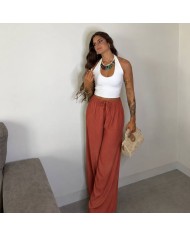 PANTALÓN FLUIDO TEJA