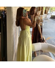 VESTIDO FLUIDO TACHAS LIMA