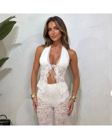 CONJUNTO ENCAJE BLANCO