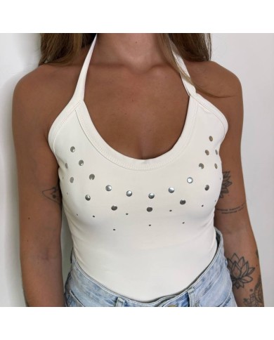 TOP TACHAS BEIGE