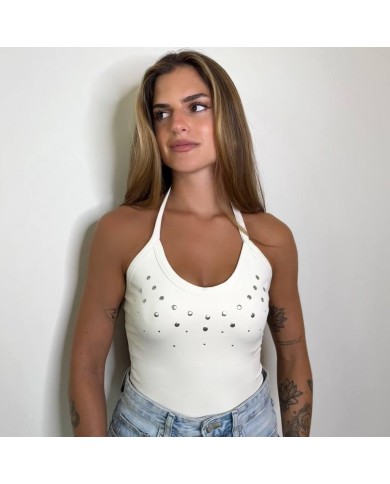 TOP TACHAS BLANCO