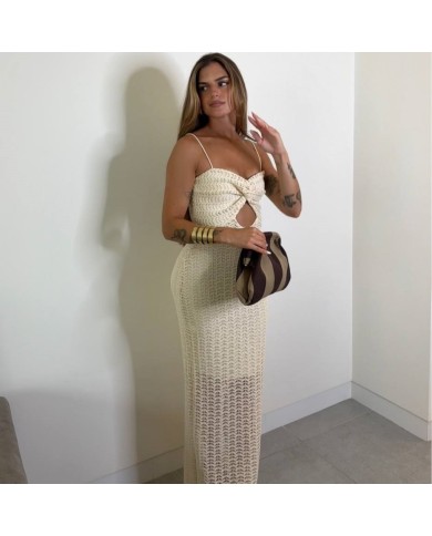 VESTIDO SUMMER PUNTO BEIGE