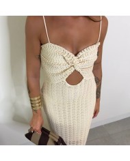 VESTIDO SUMMER PUNTO BEIGE