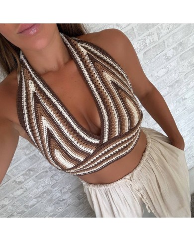 TOP CROCHET CHOCO