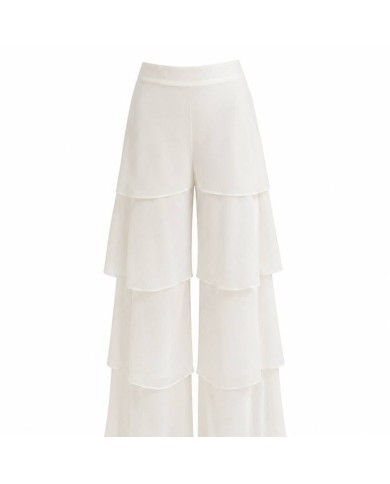 PANTALÓN VOLANTES BLANCO