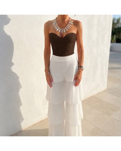 PANTALÓN VOLANTES BLANCO
