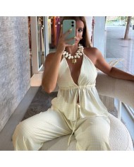 CONJUNTO VICHY AMARILLO