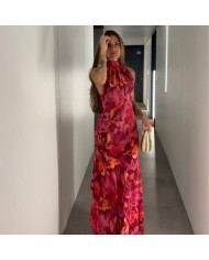 VESTIDO FLUIDO ESTAMPADO