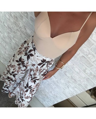 TOP ESCOTE V BEIGE