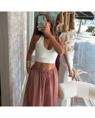 PANTALÓN VICHY TEJA